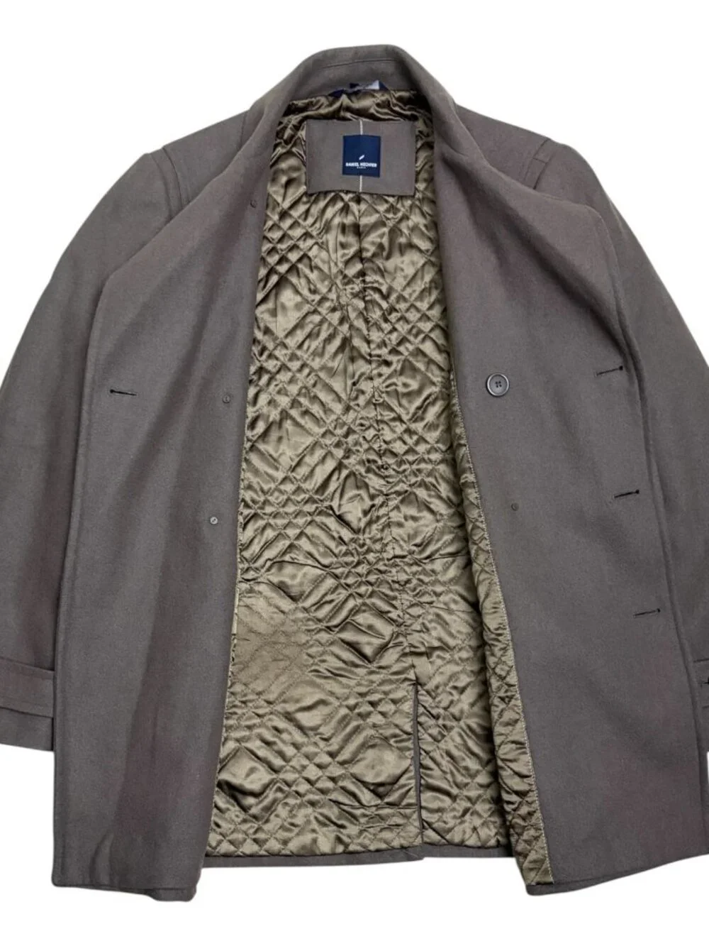 DANIEL HECHTER Designer Insulated Business Casual Pea Coat Mens Small